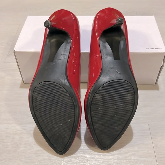 New Directions Red Patent Leather Pump 8.5 - Picture 4 of 5